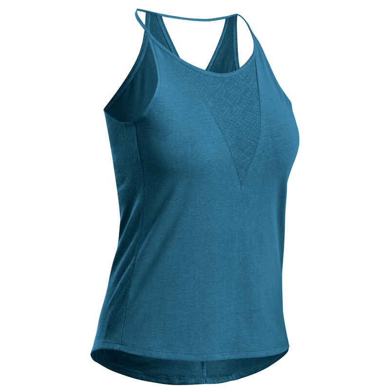 NH500 Women's Eco-Friendly Walking Vest Top - Blue