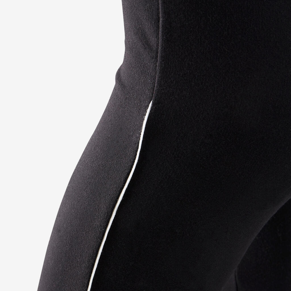 Girls' Warm Gym Leggings 100 - Black