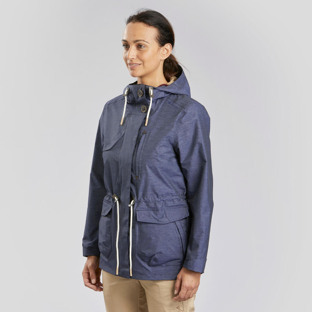 Wanderjacke Damen wasserdicht - NH550