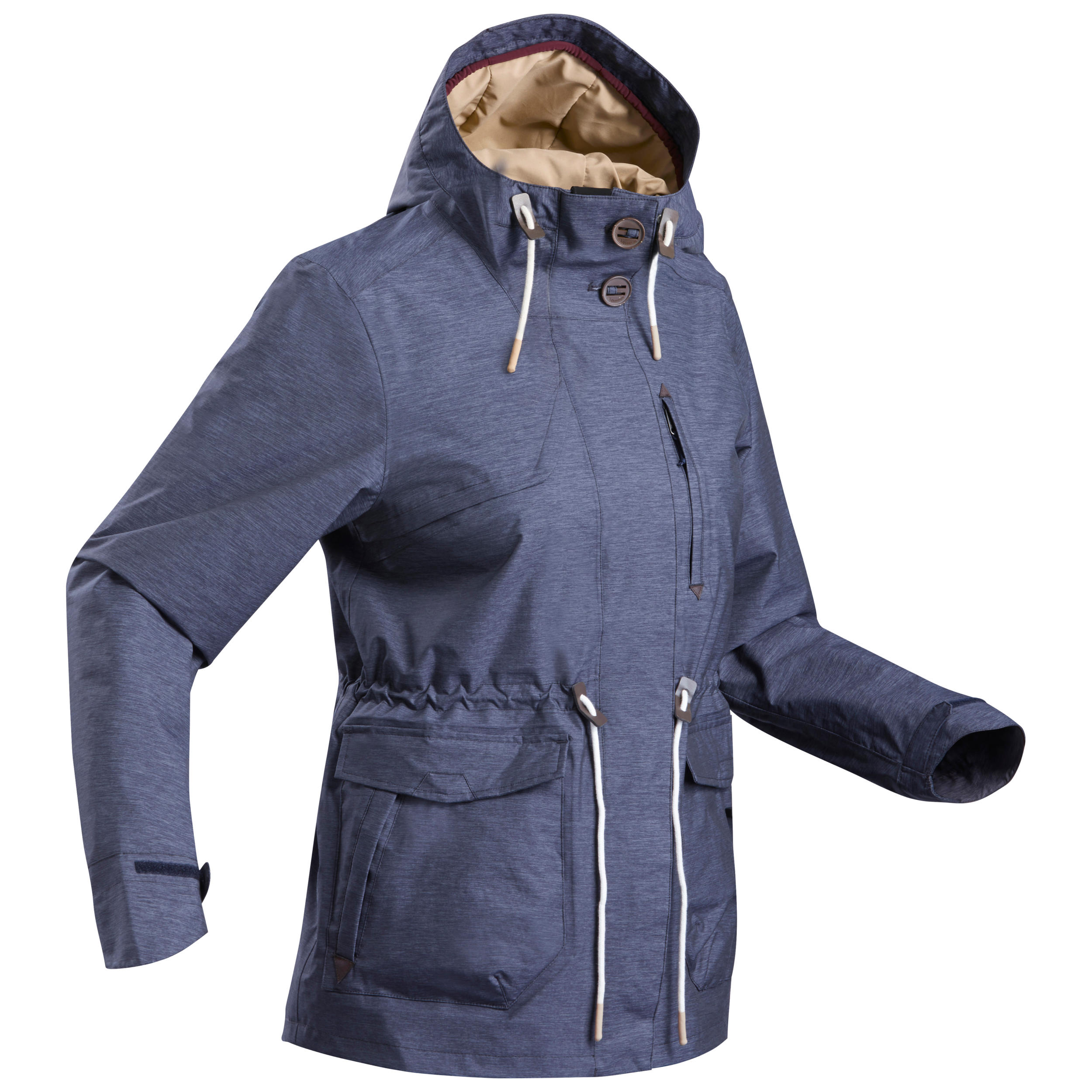 QUECHUA Women's Waterproof Hiking Jacket - NH550 Imper