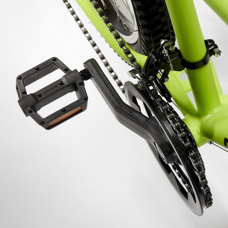 Mountainbike voor kinderen 9 -12 jaar Rockrider ST 500 24 inch fluogeel