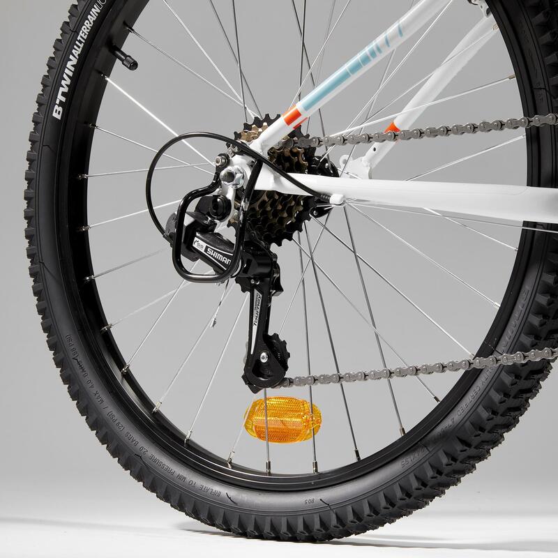 Proteção de Desviador para Bicicleta de 24'' ROCKRIDER ST 100 e 500 Preto