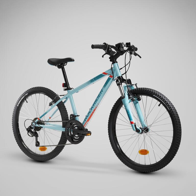 Bicicleta niños mtb 24 pulgadas Rockrider ST 500 azul 8-12 años