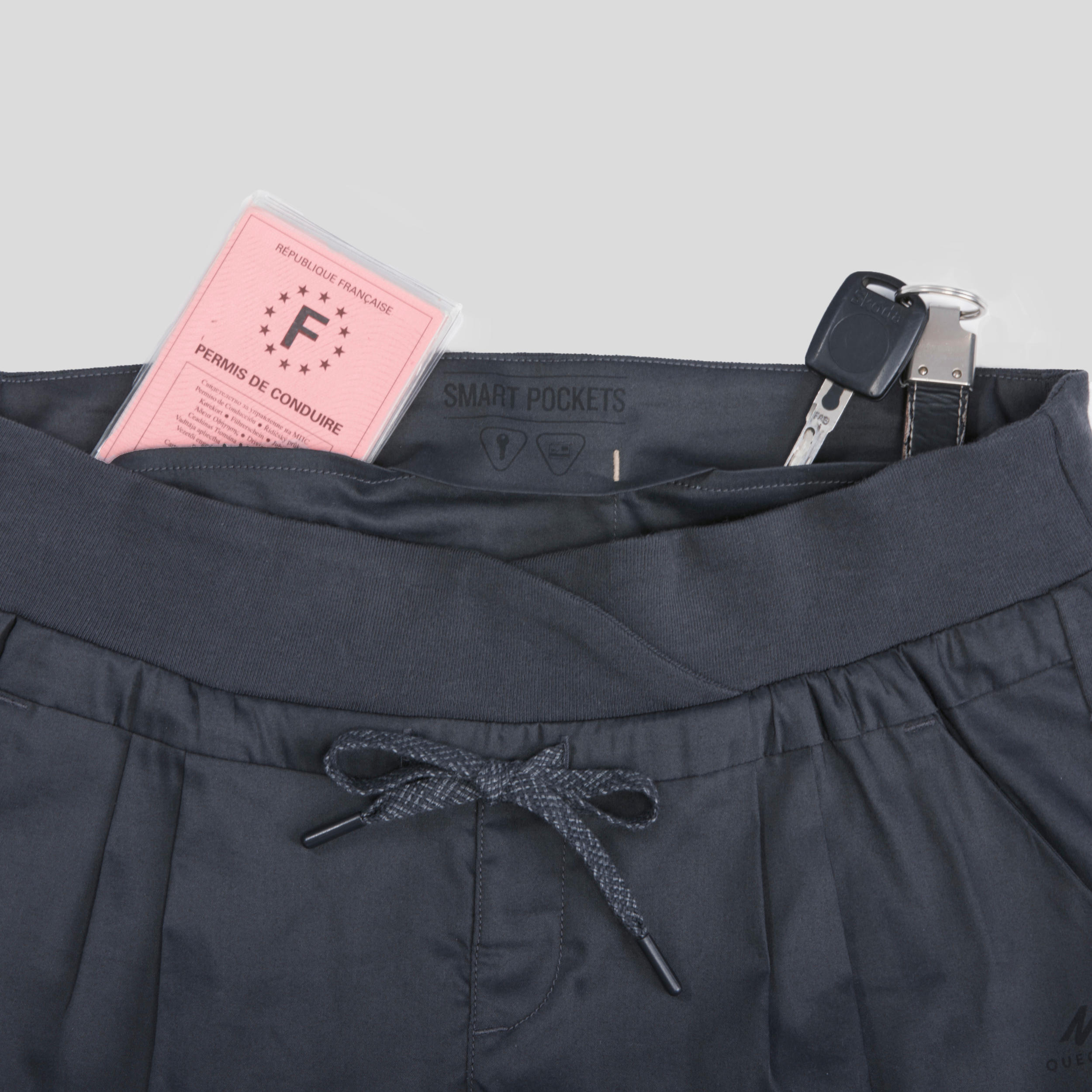 Women’s Hiking Pants - NH 500 Grey - QUECHUA