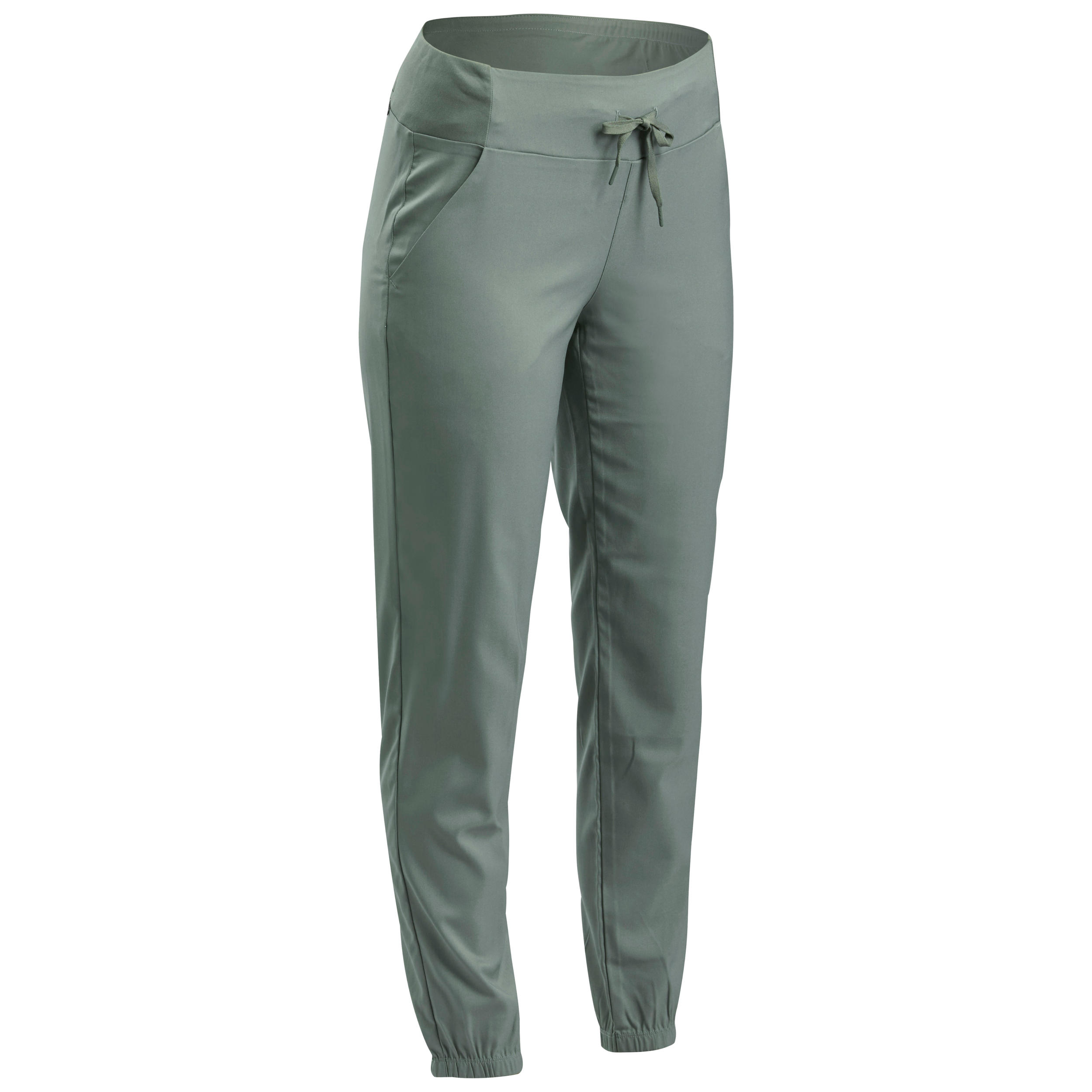Pantalon drumeție în natură NH100 gri Damă La Oferta Online decathlon imagine La Oferta Online