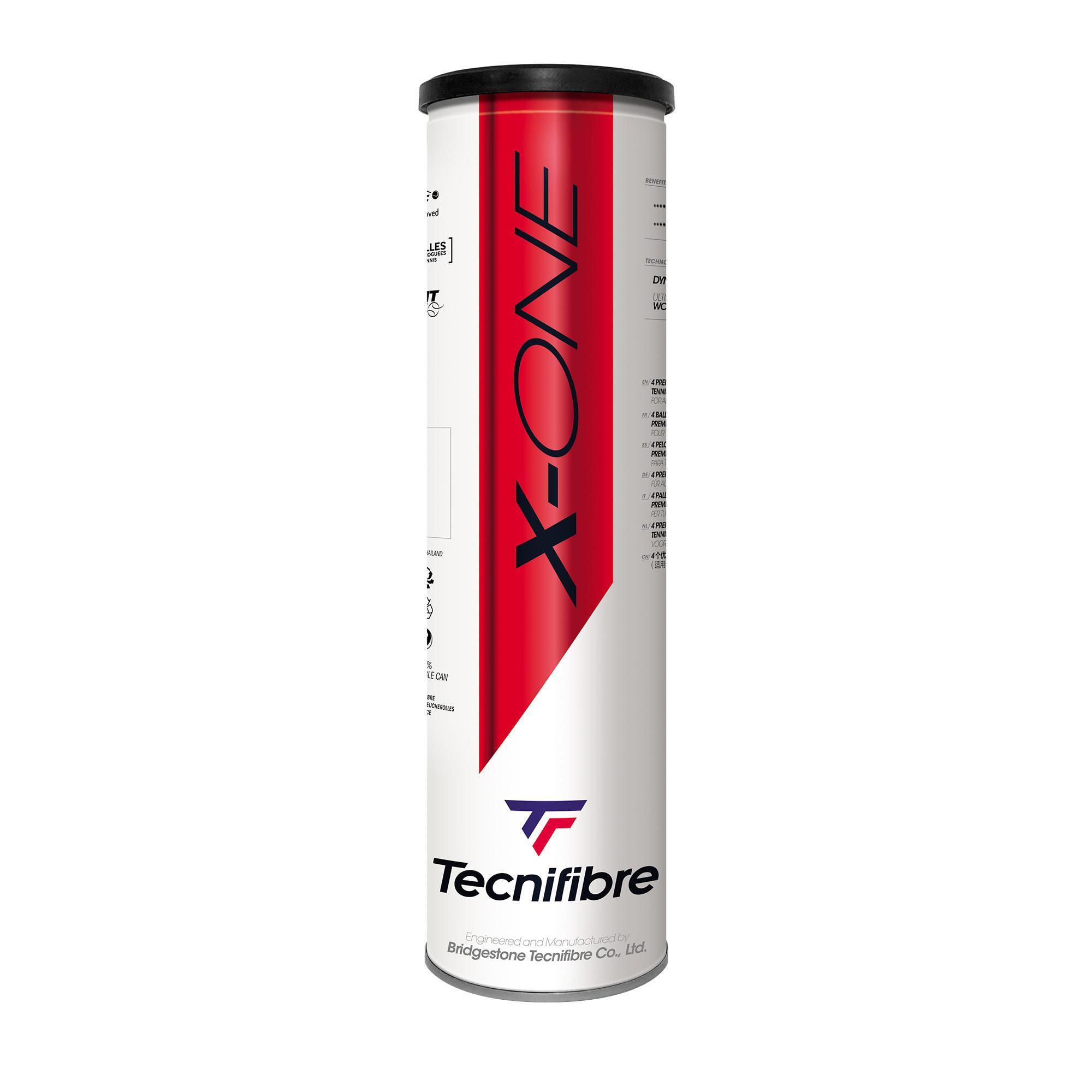 その他 Tecnifibre  X-ONE Piłki tenisowe Tecnifibre X One 4 sztuki uniwersalne