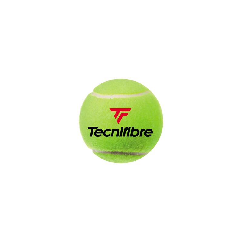 BALLES DE TENNIS TECNIFIBRE X ONE *4 JAUNE POLYVALENTE