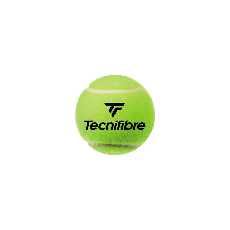 Pelota de tenis Tecnifibre Club x4 velocidad