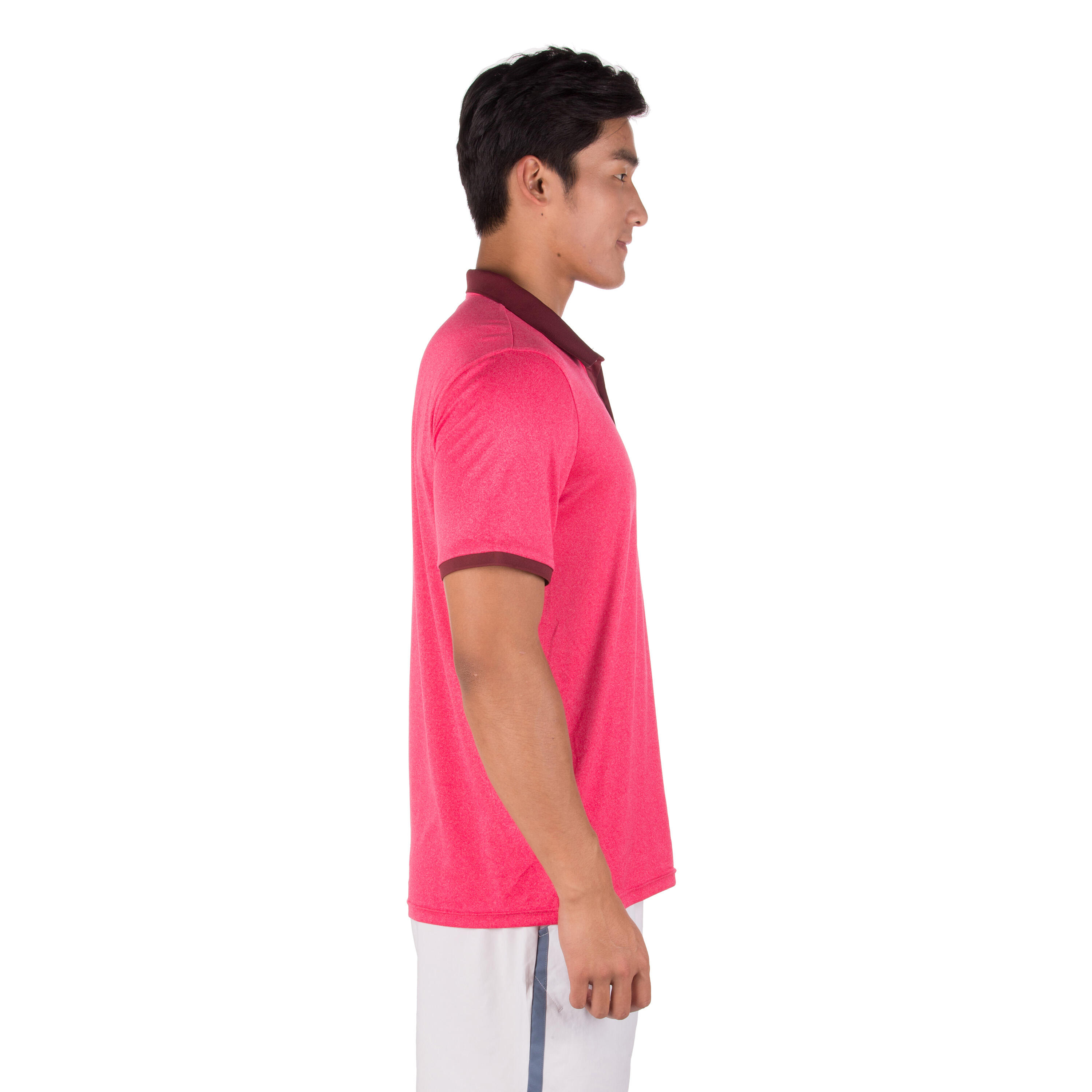 Soft Pocket Padel Tennis Badminton Squash Table Tennis Polo Shirt - Pink 11/14