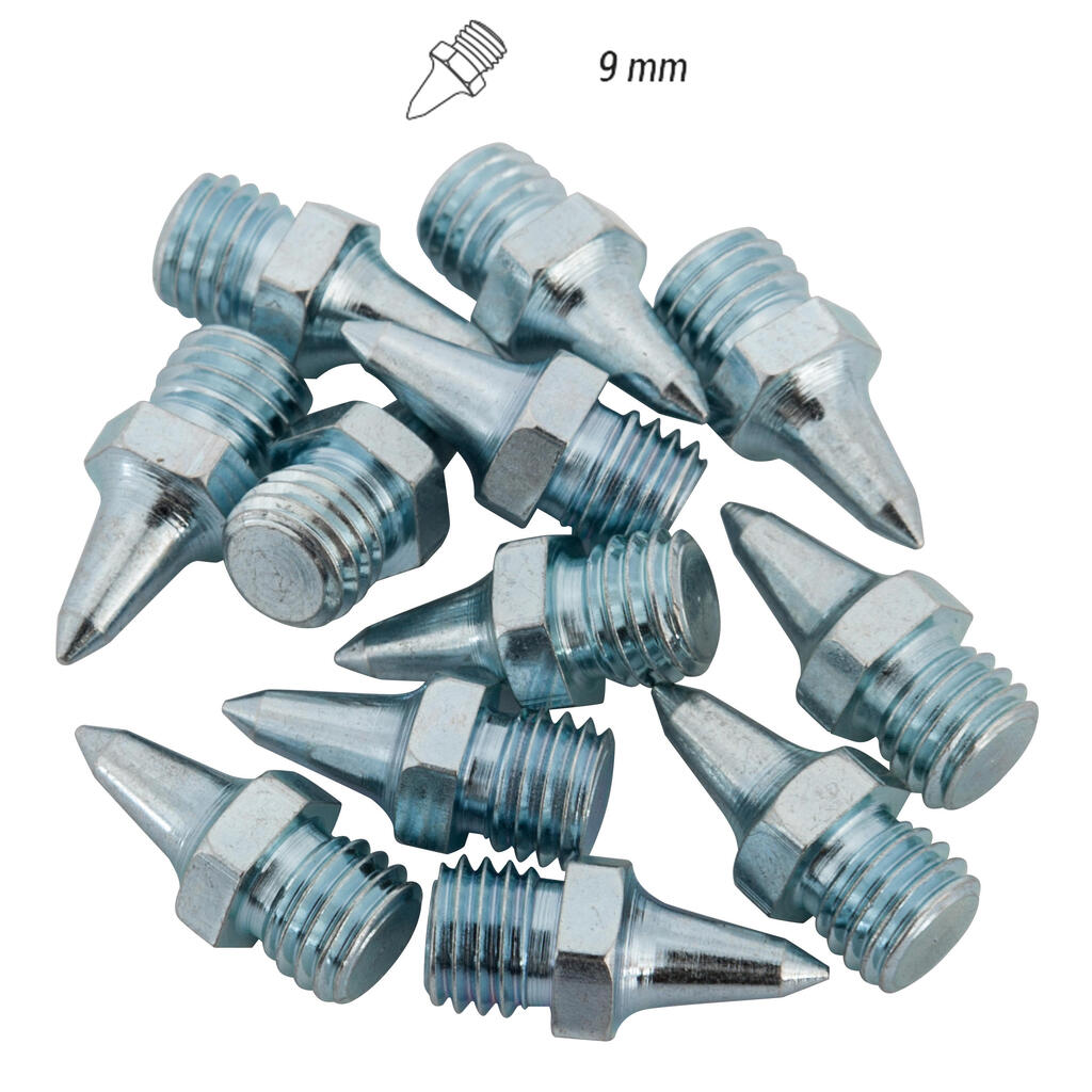 SET OF 12 STEEL 15 MM SPIKES FOR ATHLETICS SHOES