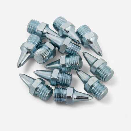 SET OF 12 STEEL SPIKES 9 MM FOR ATHLETICS SHOES