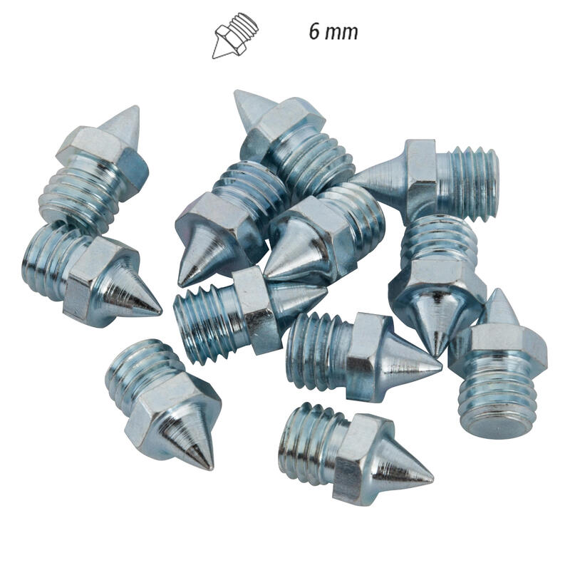 12-teiliges Spikes-Set aus Stahl 6 mm für Spikes