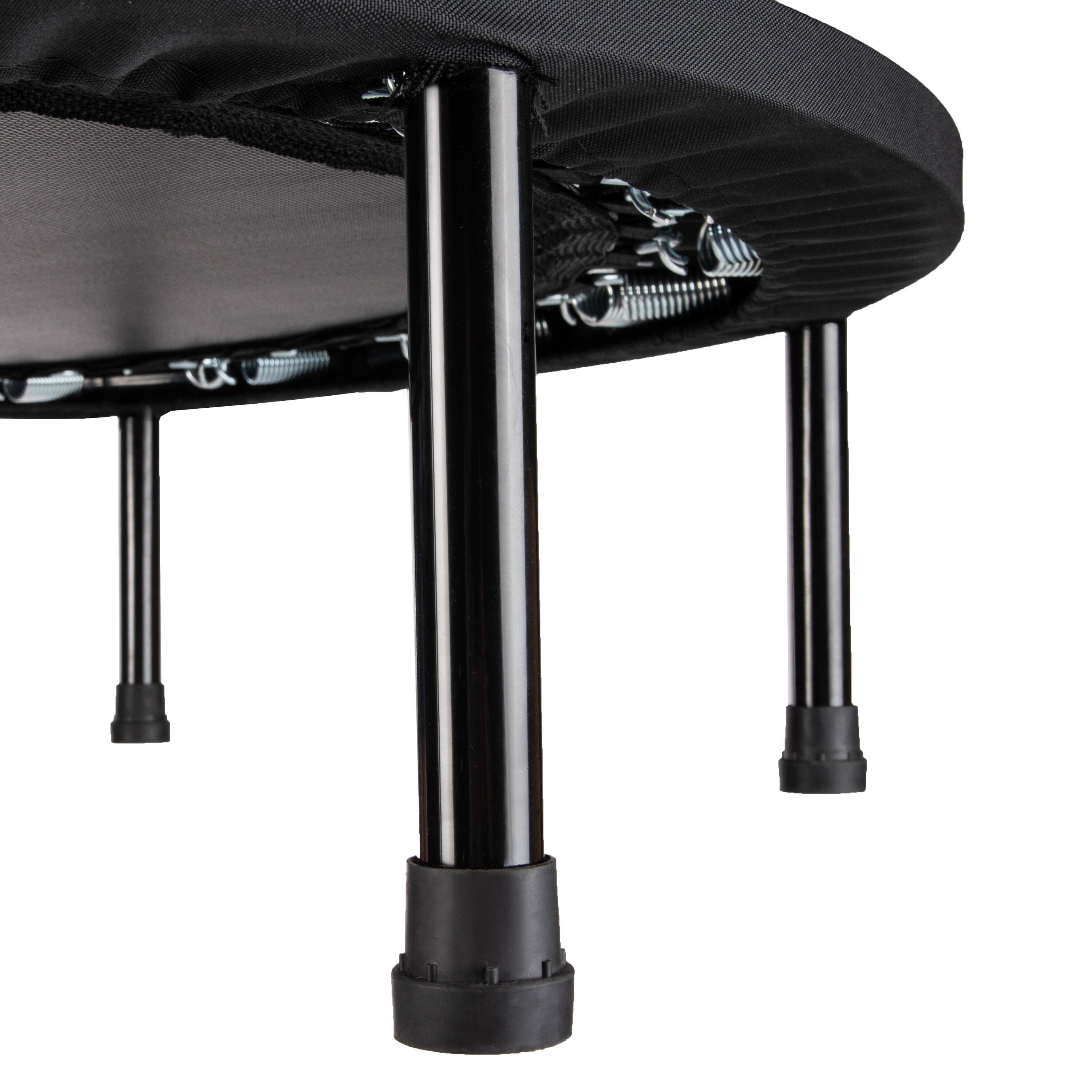 Trampoline with 36 Springs, Supports upto 100Kg Weight Fit Trampo 100 - Black -  3