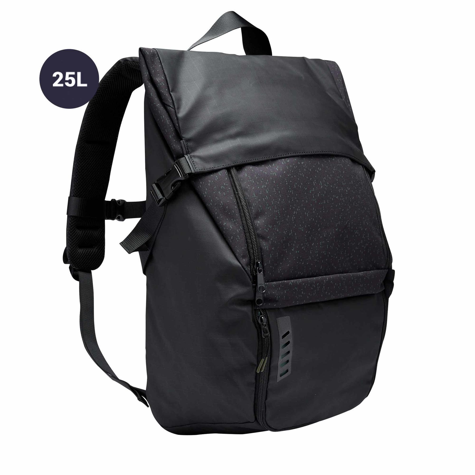 Sac à dos de sports collectifs Intensif 25 litres noir et kaki Kipsta