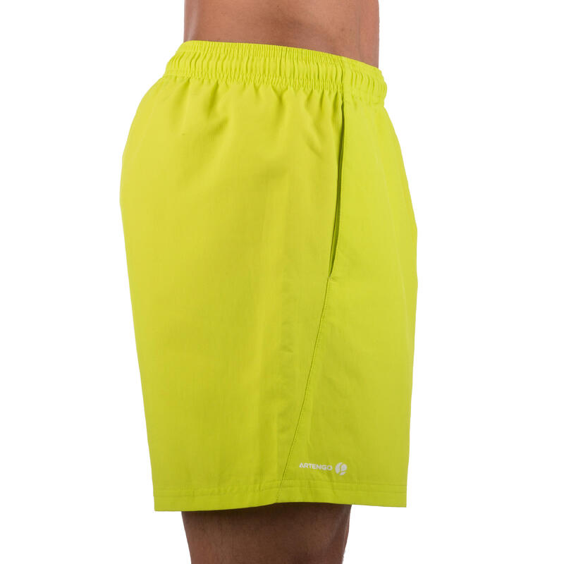 Essential 100 Padel Tennis Badminton Squash Table Tennis Shorts Yellow ARTENGO Decathlon