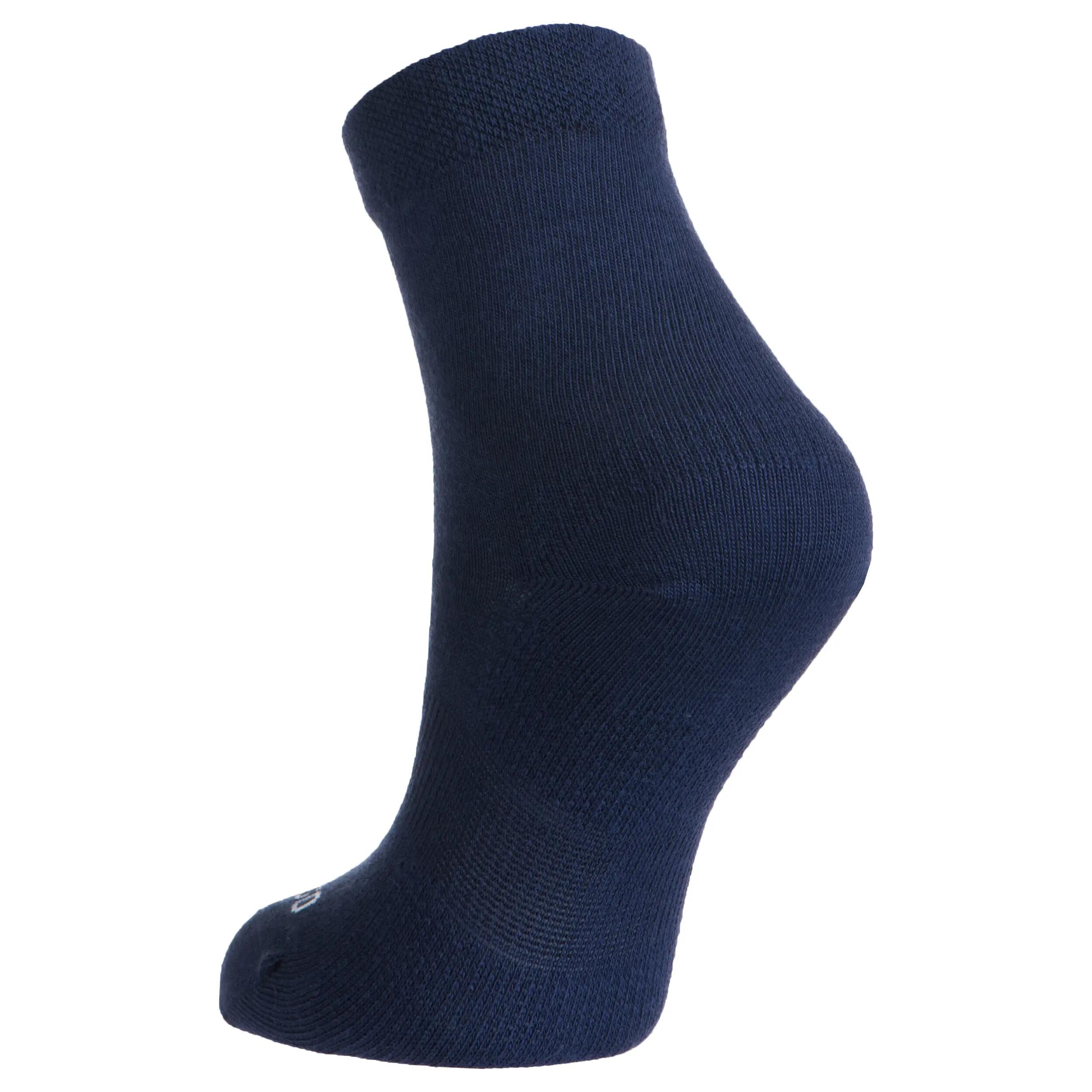 Kids' High-Cut Tennis Socks RS 160 Six-Pack - Navy/Burgundy/White 7/11