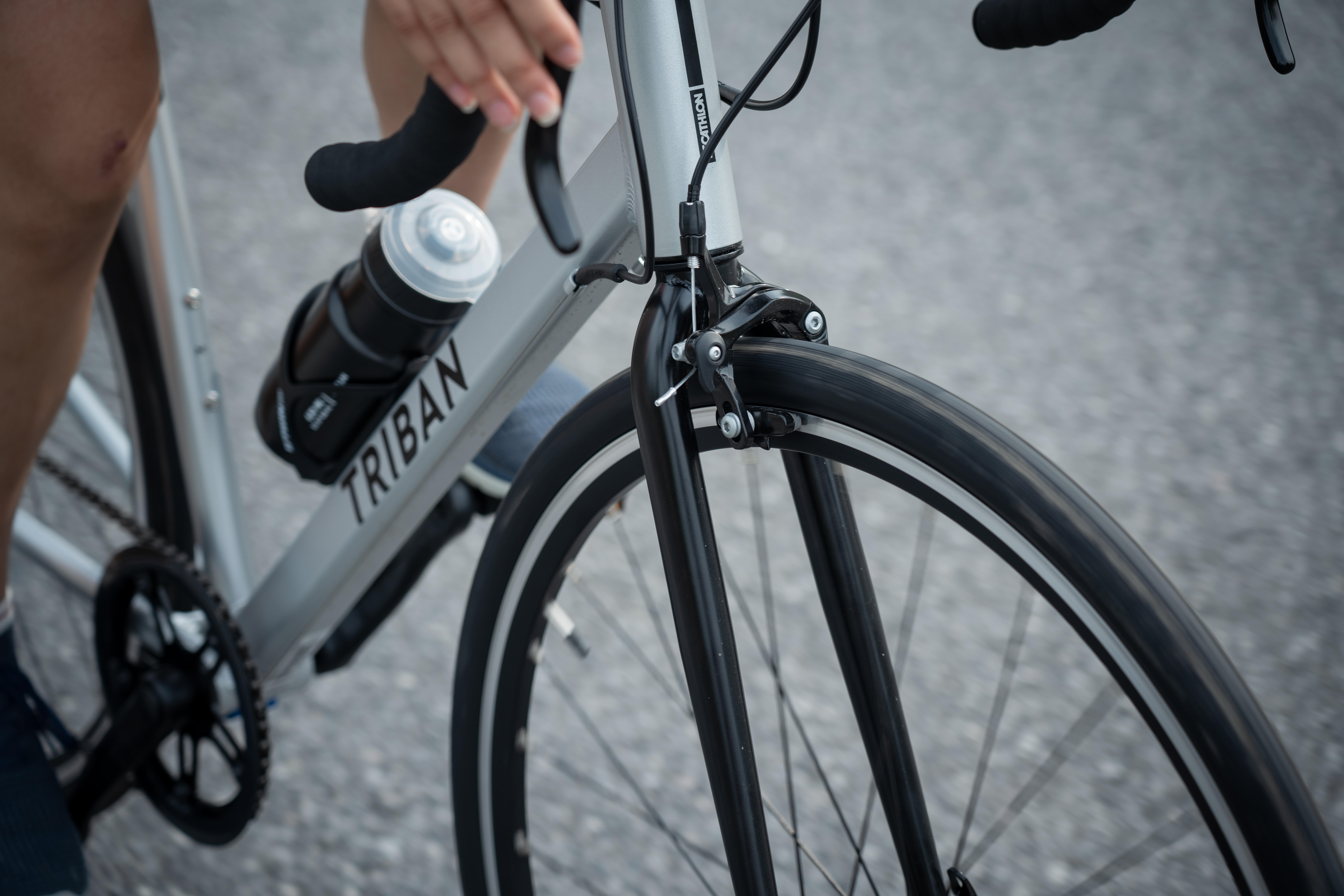 Adult Road Bike Triban RC 100 Drop Bar