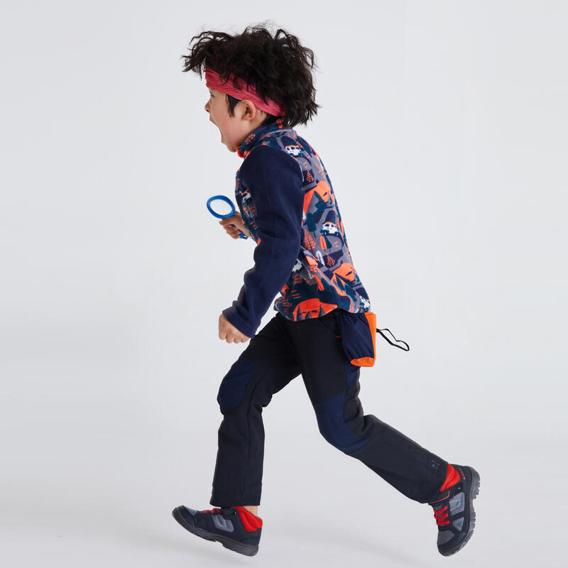 Kids' 2-6 Years CN Hiking Fleece MH100 - Navy Print