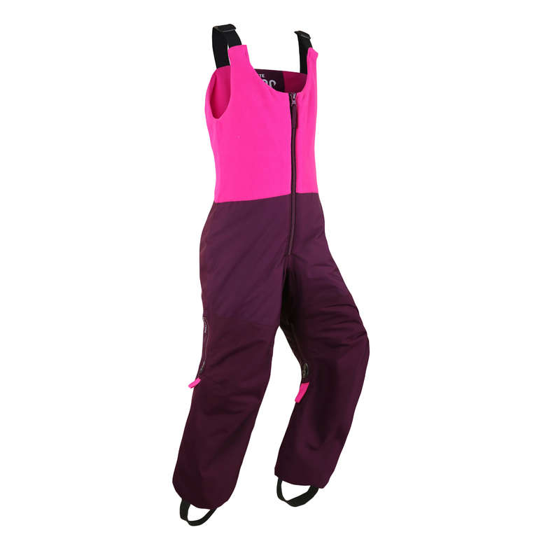 KID'S JACKETS OR PANTS REGULAR SKIERS - KIDS' D-SKI TROUSERS PNF 500