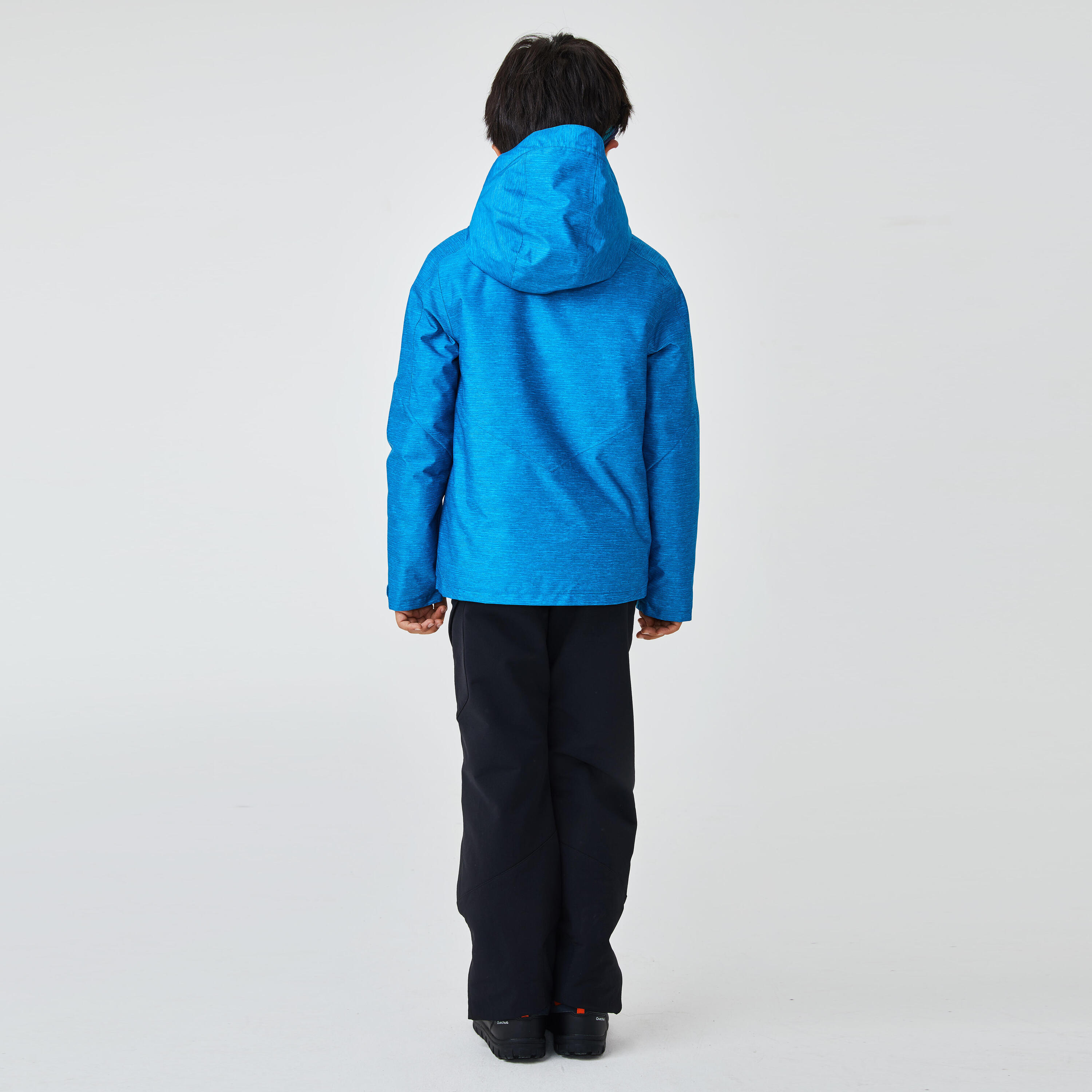 Boy's 8-14 years warm Snow Hiking jacket SH100 WARM - Blue 6/17