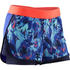 Girls' Breathable Double Layered Shorts - Purple Print