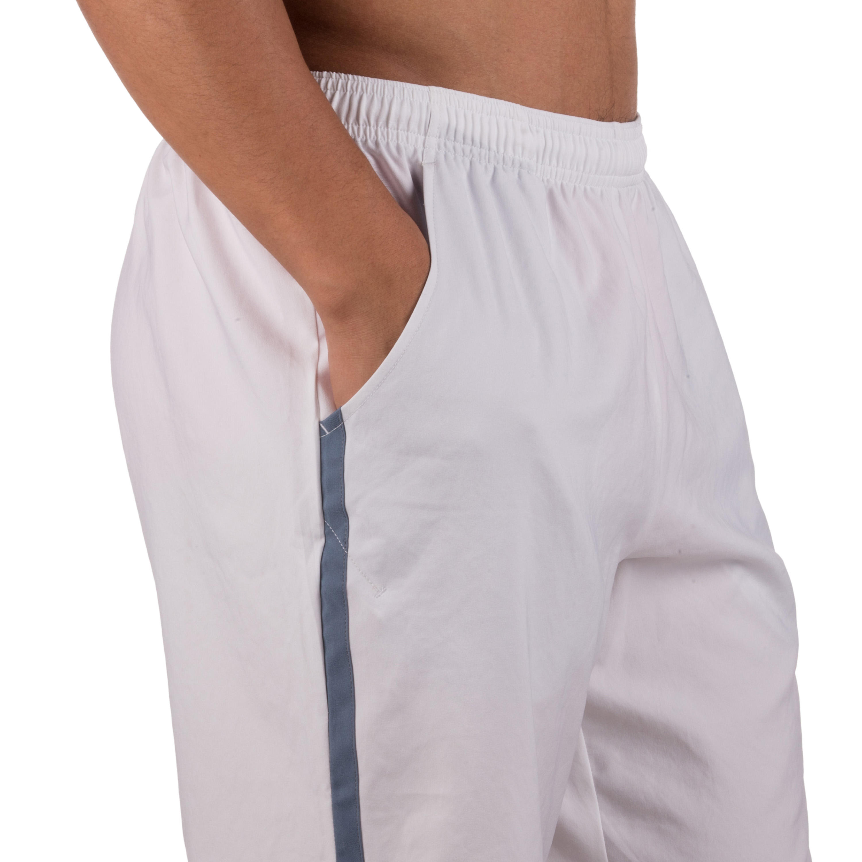 Soft 500 Tennis Badminton Padel Table Tennis Squash Shorts - White 3/5