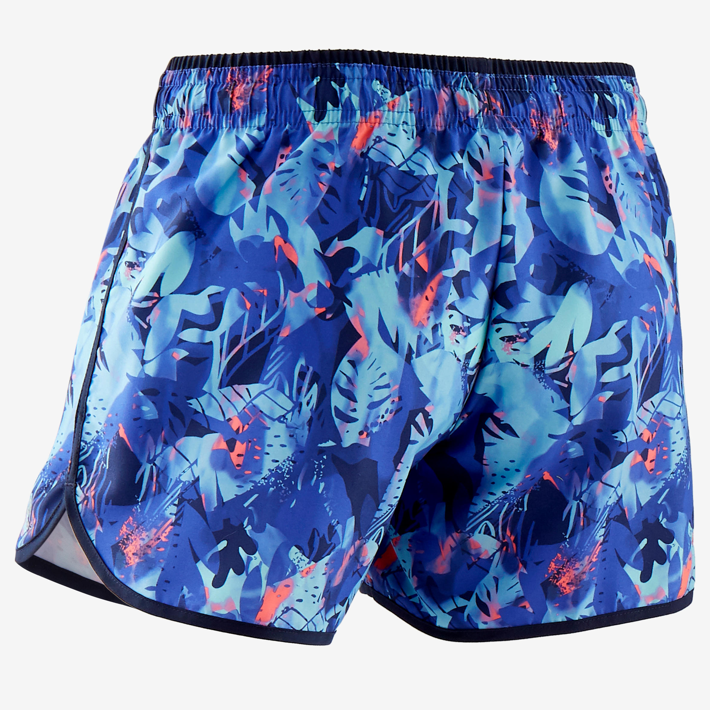 Girls' Multisport Breathable Shorts - Purple/Blue Print 2/4