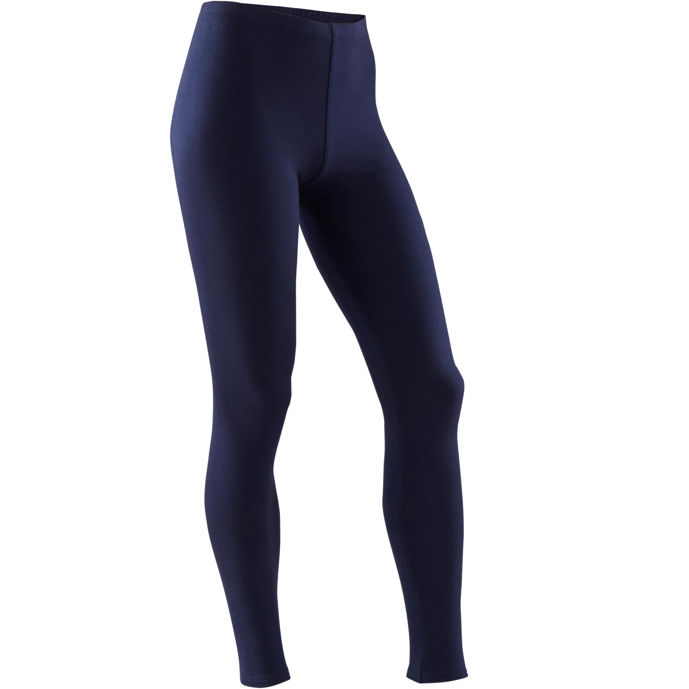 

Girls Leggings Gym 100 - Navy Blue -  By DOMYOS | Decathlon