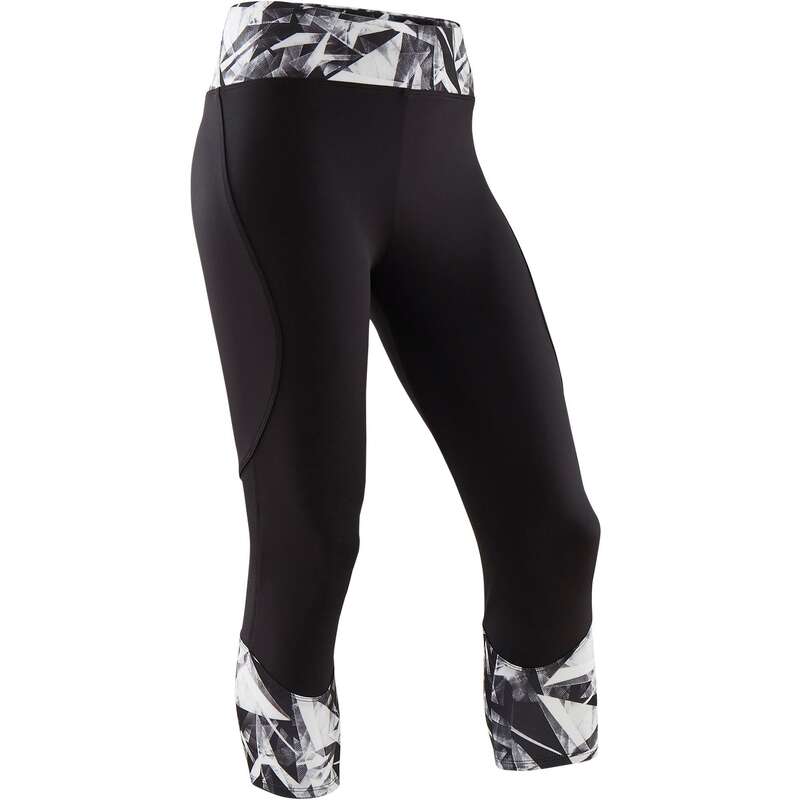 GIRL EDUCATIONAL GYM APPAREL Fitness and Gym - Girls' Cropped Bottoms S500 DOMYOS - Gym Activewear
