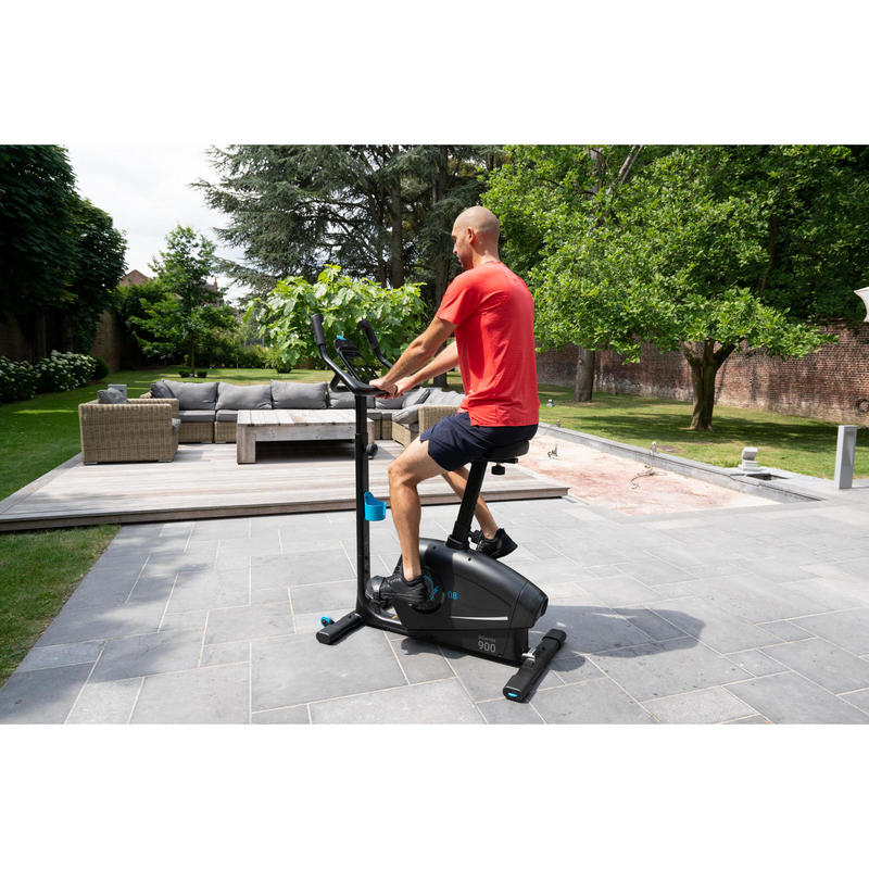Velo D Appartement Eb 900 Auto Alimente Domyos By Decathlon