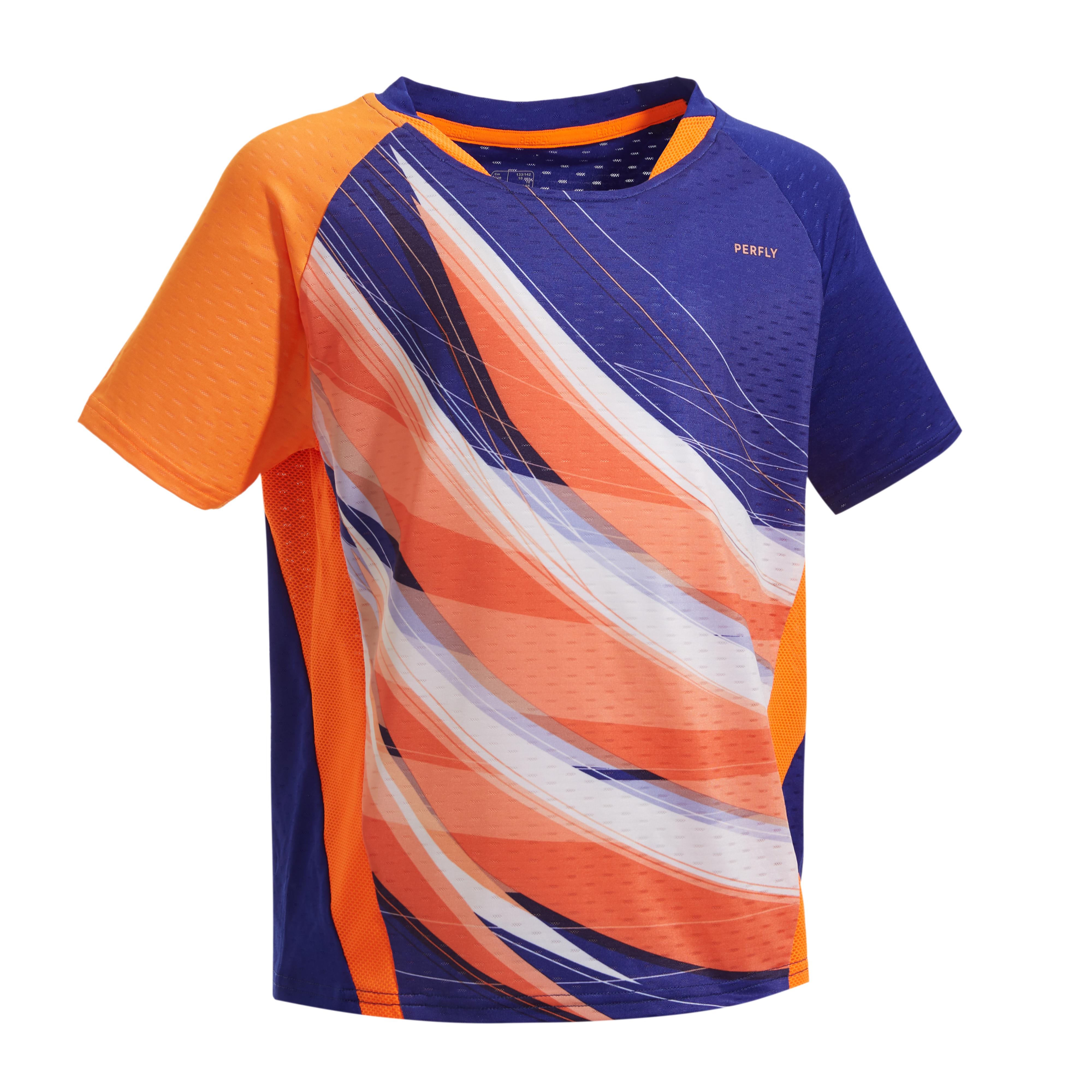 

T-Shirt 560 Jr Blue Orange -  By PERFLY | Decathlon