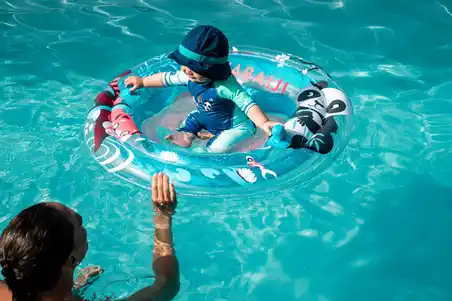 Swimming TINOA learning-to-swim platform for infants - "Pandas" print