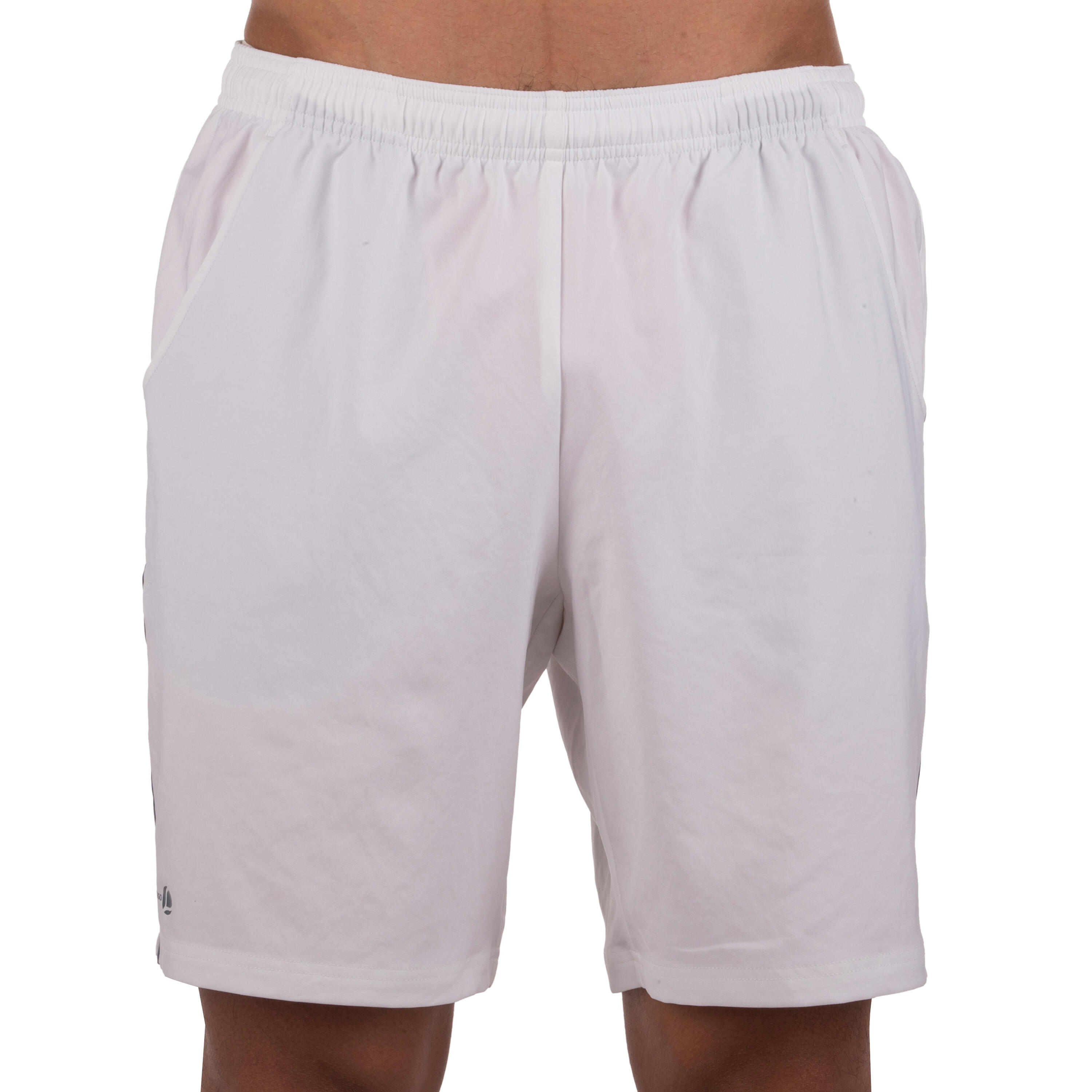 Soft 500 Tennis Badminton Padel Table Tennis Squash Shorts - White 2/5