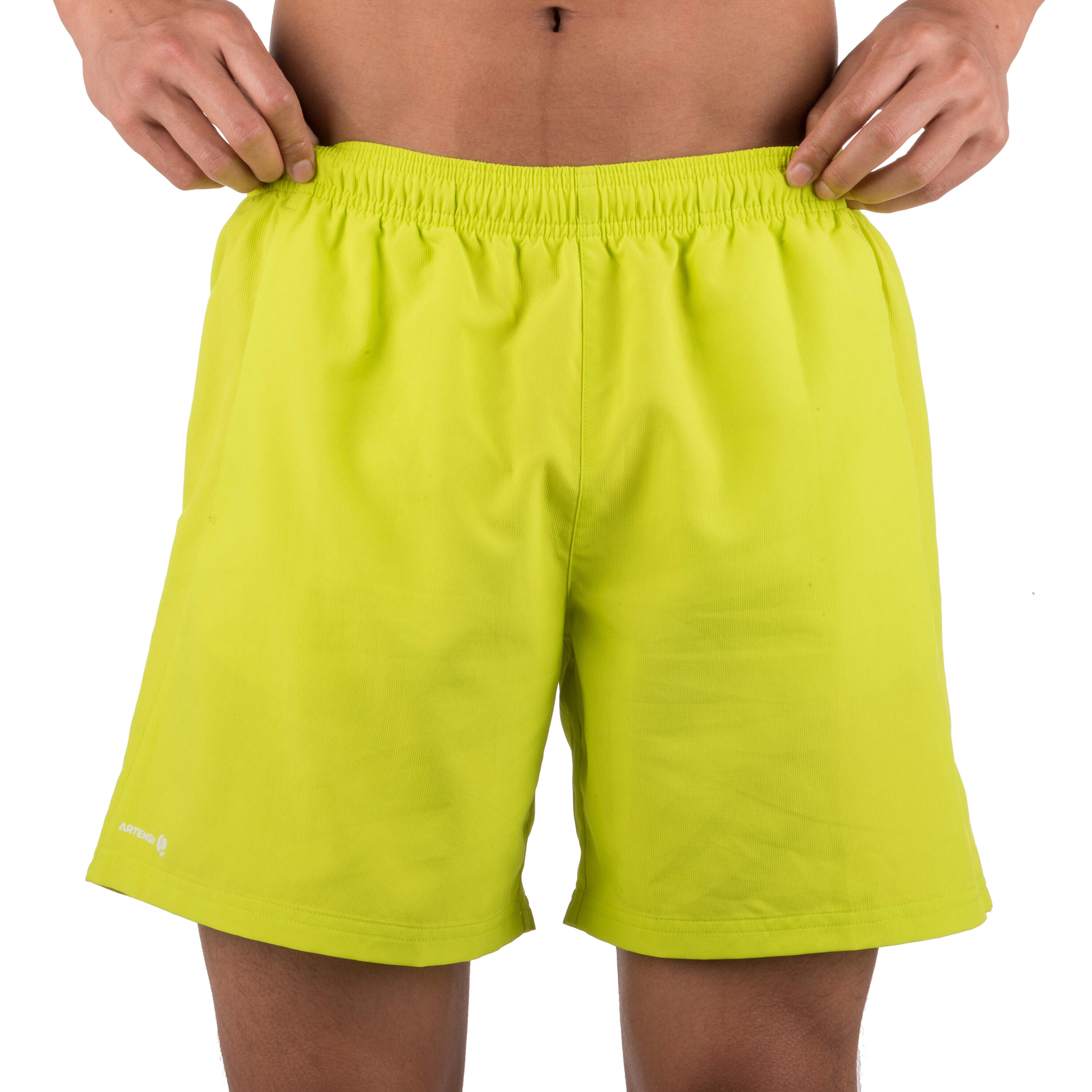 Essential 100 Padel Tennis Badminton Squash Table Tennis Shorts - Yellow 3/7