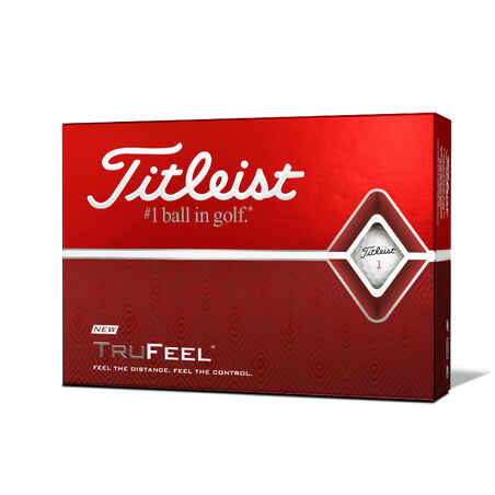 Loptice za golf Titleist Trufeel x 12 bijele