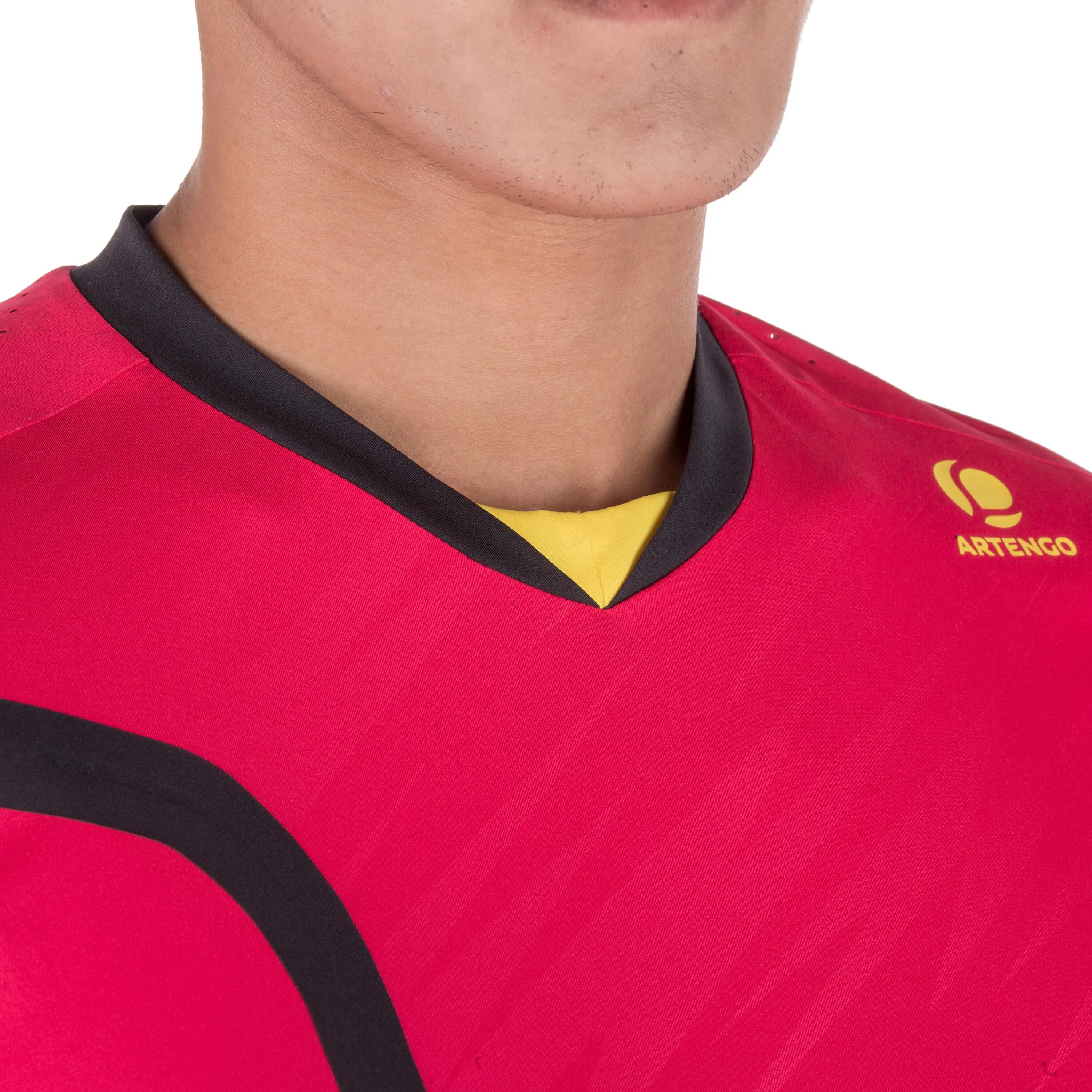 Light Tennis Badminton Padel Table Tennis Squash T-Shirt - Pink/Black 6/10