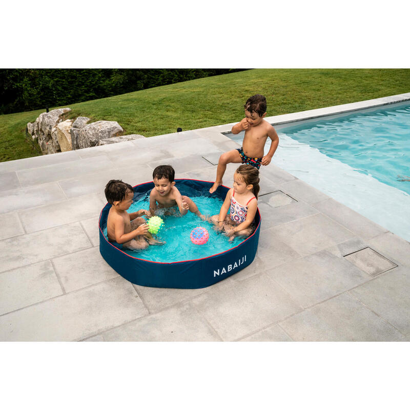 Bazének TIDIPOOL modrý průměr 120 cm s vodotěsným obalem