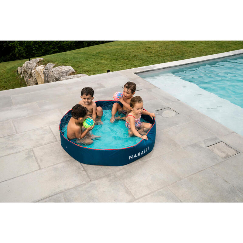 Piscina pieghevole TIDIPOOL+ Ø 120 cm azzurra