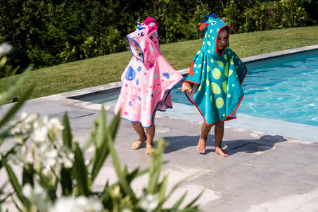 Poncho Bebe Avec Capuche Rose Imprime Licorne Decathlon Poncho Bebe Avec Capuche Rose Imprime Licorne Decathlon
