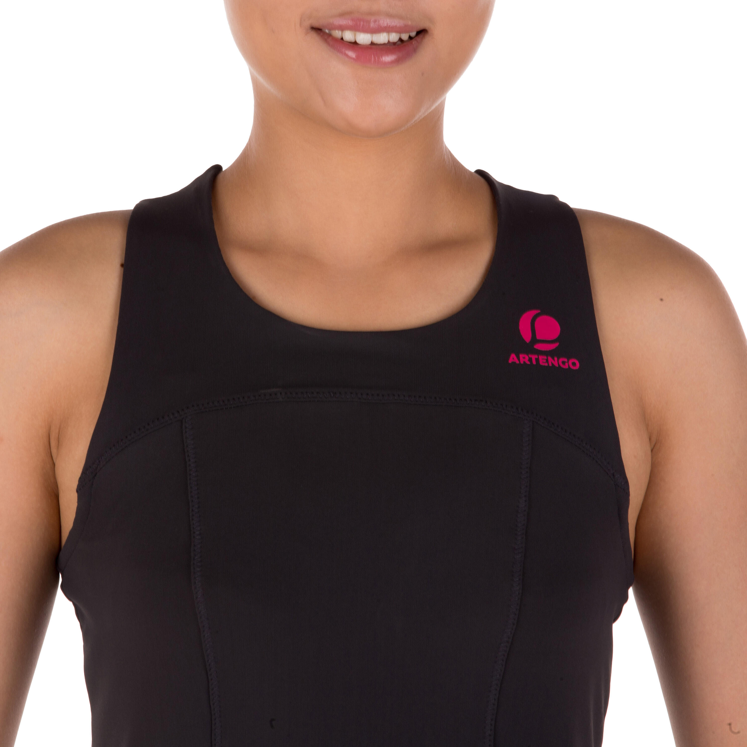 Stretch Women's Tennis Badminton Table Tennis Padel Squash Dress - Grey 6/10