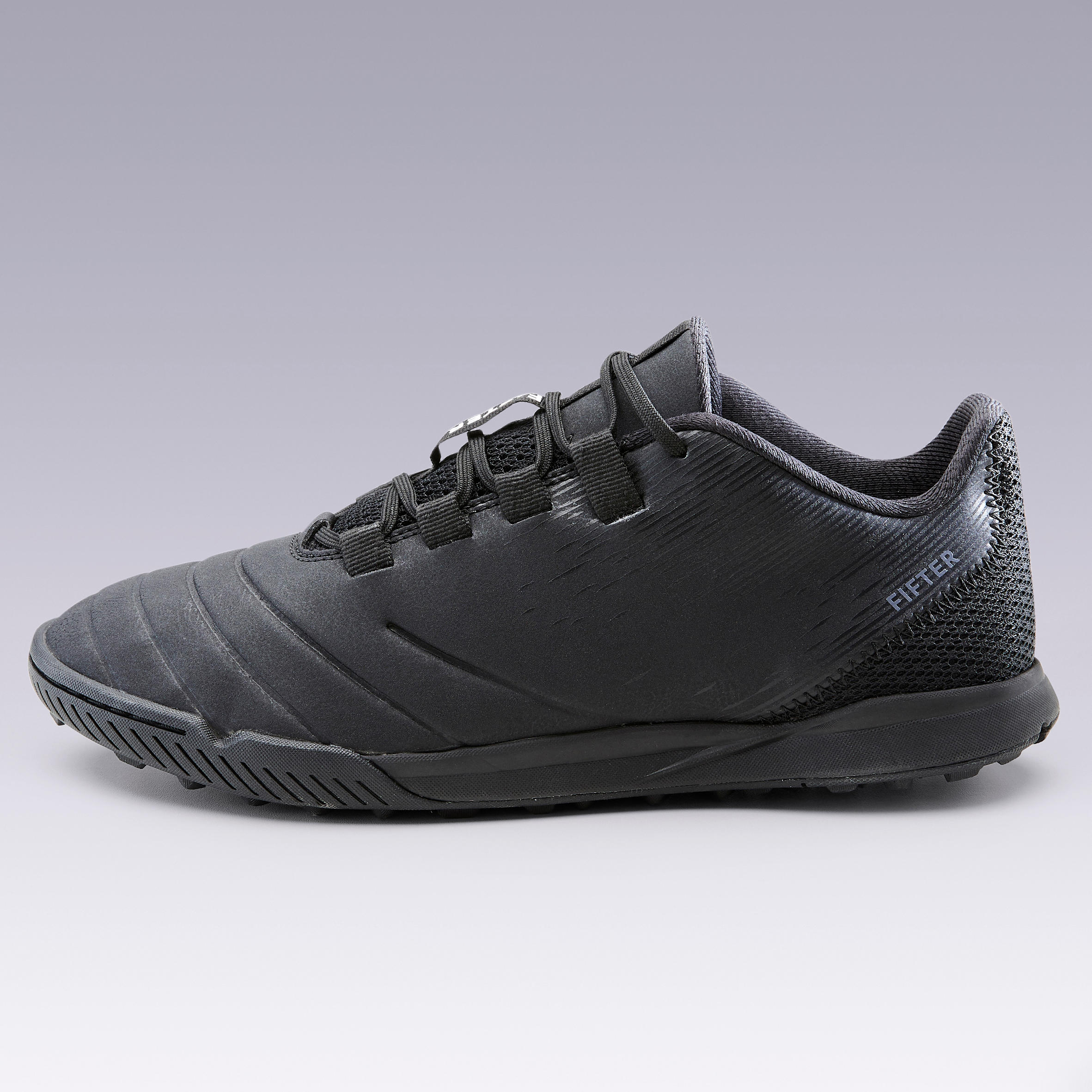 Scarpe calcetto 500 CUSHION nere 4/5