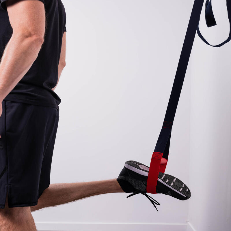 Chingă de suspensie Bodybuilding Albastru-Roșu