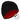 Kid's Ski Reversible Hat - Black Red