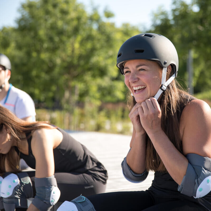 Capacete patins decathlon