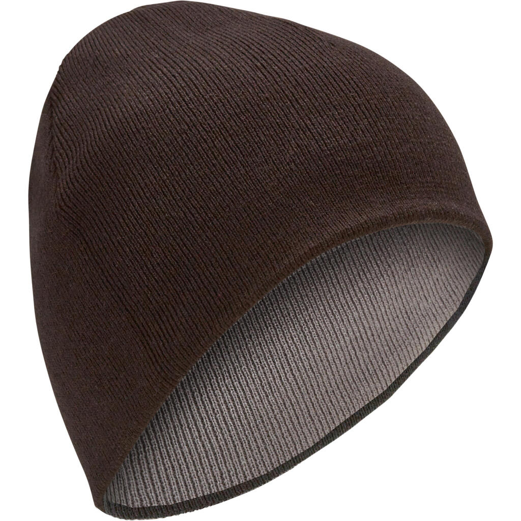 ADULT SKIING HAT - REVERSE - BLACK/GREY