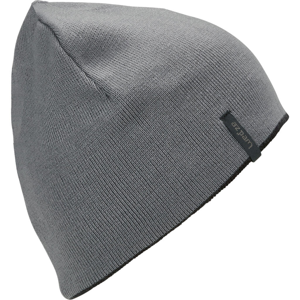 ADULT SKIING HAT - REVERSE - BLACK/GREY