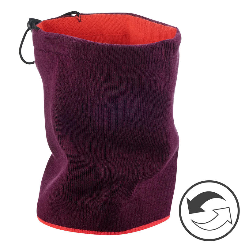 Adult Ski Reverse Neck Warmer - Pink Purple Adult Ski Reverse Neck Warmer - Pink Purple