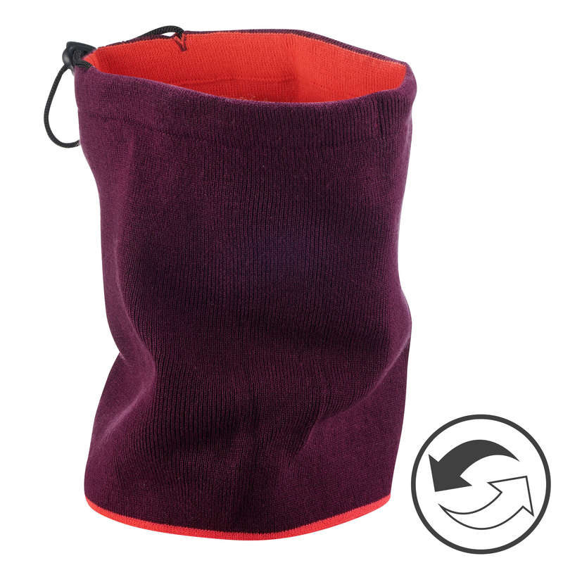 ADULT SKI AND SNOWBOARD HEADWEAR Skiing - Neckwarmer Reverse - Pnk Purpl WEDZE - Ski Wear