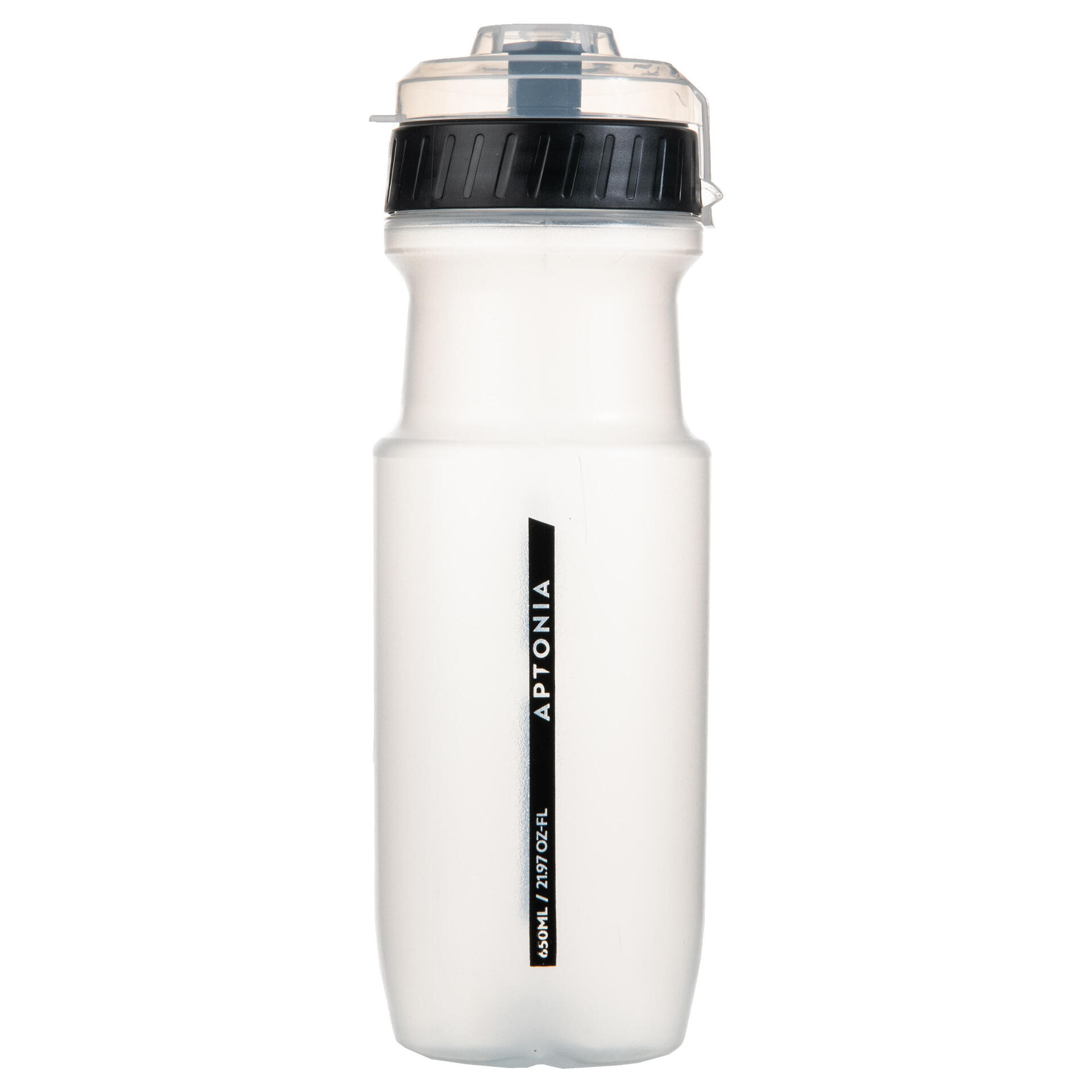 Bình nước thể thao 650 ml - Trắng/đen