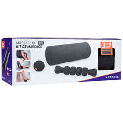 DISCOVERY 100 3-in-1 Massage Kit: Massage ball, stick and roller